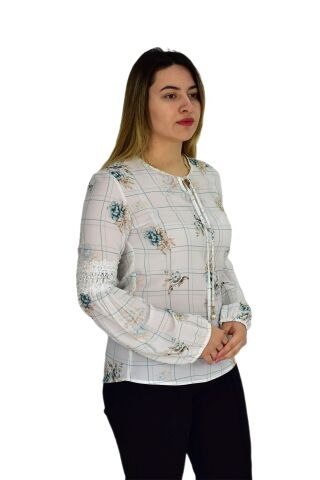 Kadın Çiçekli Bluz BGL-ST00591