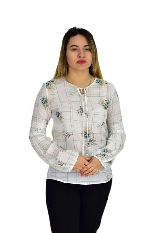 Kadın Çiçekli Bluz BGL-ST00591