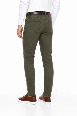 Erkek Silim Fit Jeans Model Pantolon 311 BGL-ST05456 HAKİ - 34
