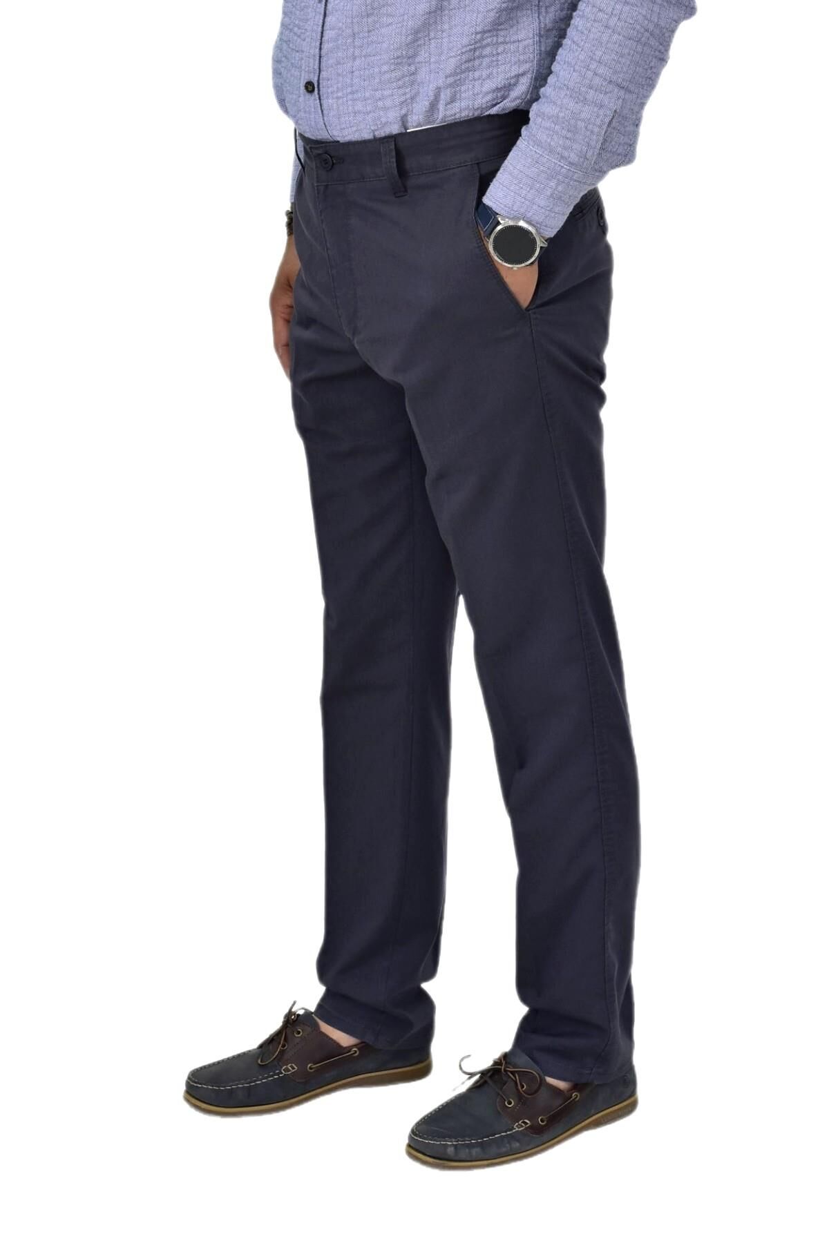 Erkek Kanvas Yazlık Pantolon Klasik 624 BGL-ST04602 FÜME - 50
