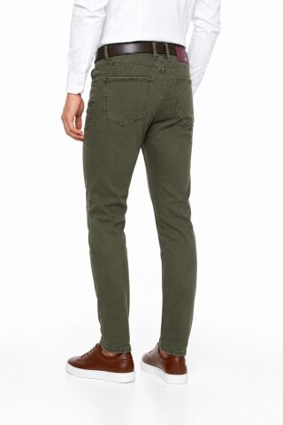 Erkek Silim Fit Jeans Model Pantolon 311 BGL-ST05456 HAKİ - 36