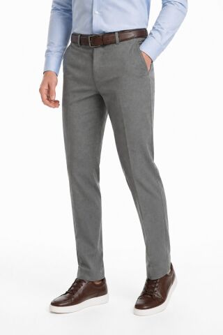 Erkek Kanvas Pantolon Regular Kalıp Yazlık BGL-ST05396 GRİ - 46