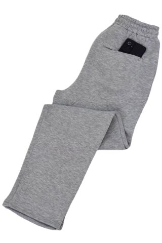 Erkek 3 İplik Eşofman Altı 3279 BGL-ST04786 GRİ - S