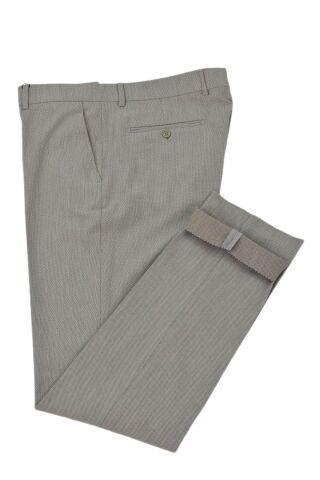 Erkek Klasik Kuş Gözü Kumaş Pantolon BGL-ST04739 BEJ - 54