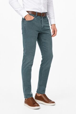 Erkek Silim Fit Jeans Model Pantolon 311 BGL-ST05456 MİNT-YEŞİLİ - 31/34