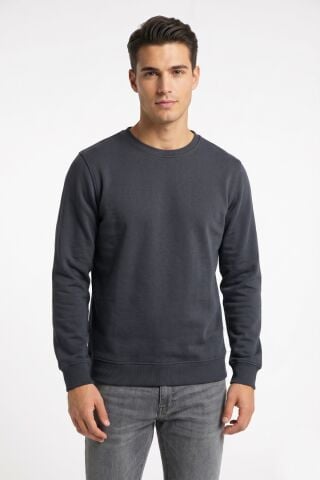 Erkek Sıfıyaka Sweatshirt Regular Kalıp BGL-ST05411 ANTRASİT - XL