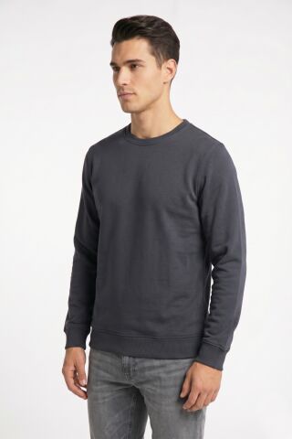 Erkek Sıfıyaka Sweatshirt Regular Kalıp BGL-ST05411 ANTRASİT - XL