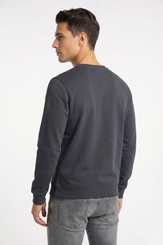 Erkek Sıfıyaka Sweatshirt Regular Kalıp BGL-ST05411 ANTRASİT - XL