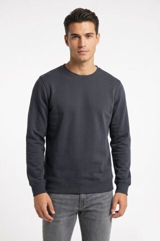 Erkek Sıfıyaka Sweatshirt Regular Kalıp BGL-ST05411 ANTRASİT - 2XL