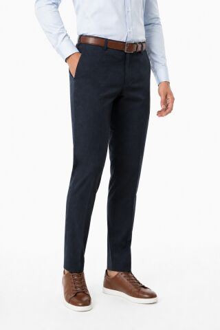 Erkek Kanvas Pantolon Regular Kalıp Yazlık BGL-ST05396 LACİVERT - 46
