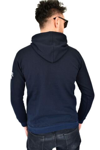 Erkek Lacivert Kapüşonlu Sweatshirt  ACMTL BGL-ST02360 LACİVERT - XS