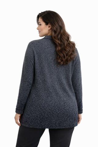 Kadın Anne Triko Hırka BGL-ST05065 FÜME - M