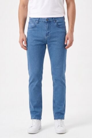 Erkek Klasik Kalıp Jeans Pantolon 1701 BGL-ST05355