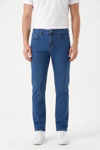 Erkek Klasik Kalıp Jeans Pantolon 1701 BGL-ST05355 FÜME - 33/34
