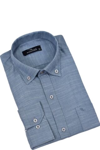 Erkek Klasik Tek Cepli Uzun Kol Gömlek BGL-ST04543