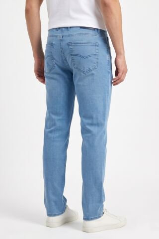 Erkek Klasik Kalıp Jeans Pantolon 1701 BGL-ST05355 BUZ.MAVİ - 31/34