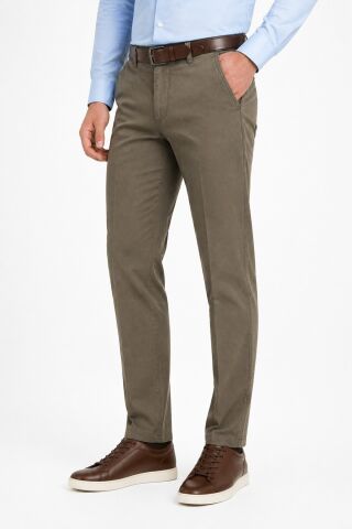 Erkek Kanvas Pantolon Regular Kalıp Yazlık BGL-ST05397 KAHVE - 50