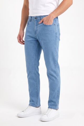 Erkek Klasik Kalıp Jeans Pantolon 1701 BGL-ST05355 BUZ.MAVİ - 33/34