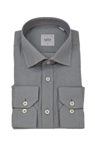 Erkek Klasik Uzun Kol Gömlek 3513 BGL-ST04750 GRİ - M