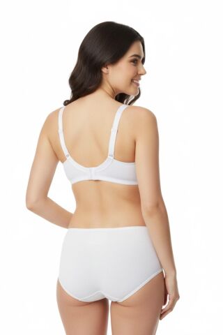 Kadın Toparlayıcı Desteksiz C Cup Sütyen BGL-ST04732 BEYAZ - 85 C