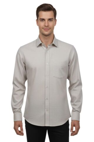 Erkek Klasik Uzun Kol Tek Cepli Gömlek BGL-ST04822