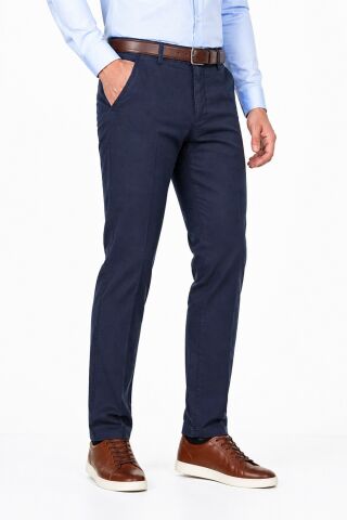 Erkek Kanvas Pantolon Regular Kalıp Yazlık BGL-ST05397 İNDİGO - 56