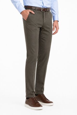 Erkek Kanvas Pantolon Regular Kalıp Yazlık BGL-ST05397 KAHVE - 44