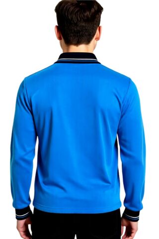 Kolej Polo Yaka Selanik Sweat Turkuaz IMHS-S-M