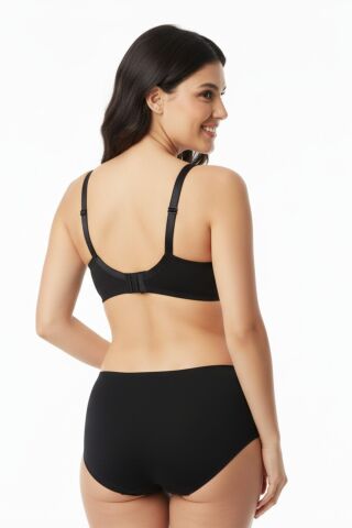 Kadın Toparlayıcı Desteksiz C Cup Sütyen BGL-ST04732 SİYAH - 85 C