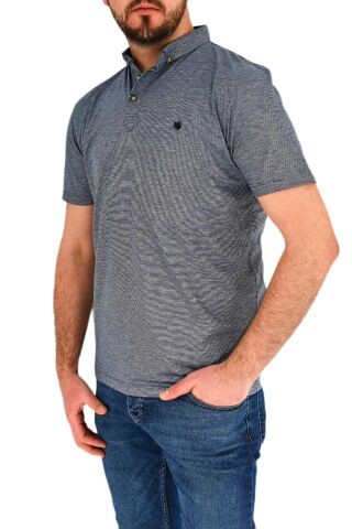 Erkek Polo Yaka Tişört BGL-ST01887 LACİVERT - L