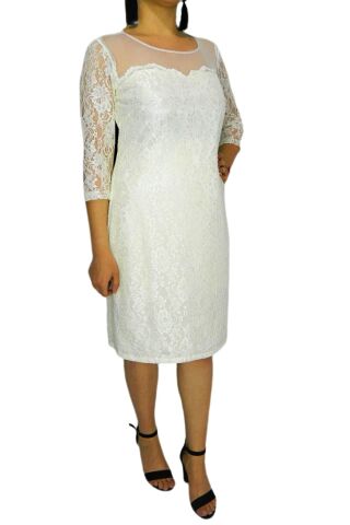 Kadın Dantel Elbise PRT66803 EKRU - 46