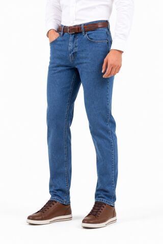 Erkek Regular Fit Jeans Pantolon 320 BGL-ST05452 MAVİ - 36