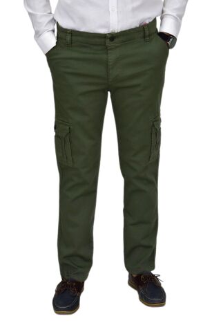 Erkek Kanvas Kargo Pantolon 1955 BGL-ST04417 YEŞİL - 33/34