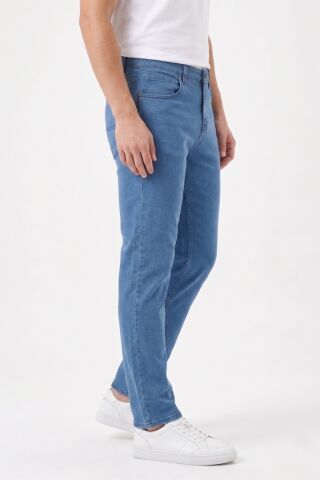 Erkek Klasik Kalıp Jeans Pantolon 1701 BGL-ST05355 MAVİ - 34