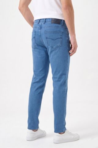 Erkek Klasik Kalıp Jeans Pantolon 1701 BGL-ST05355 MAVİ - 34
