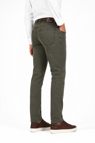 Erkek Regular Fit Jeans Pantolon 320 BGL-ST05452 HAKİ - 40