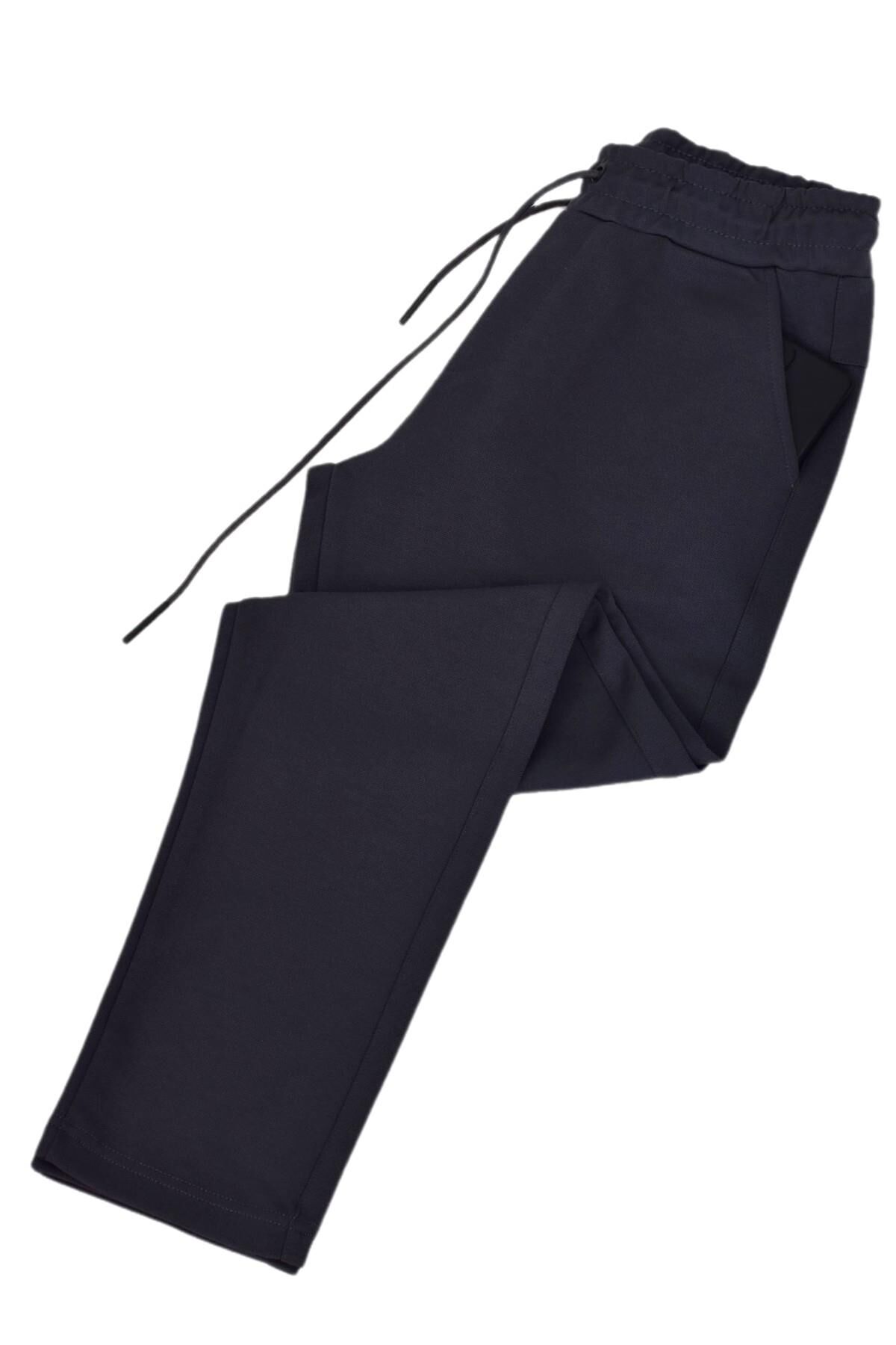 Erkek Jogger Pantolon Bel Tam Lastik AS-426 BGL-ST04516 FÜME - M