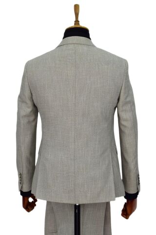 Erkek Bej Rengi Regular Fit Takım Elbise BGL-ST03823 BEJ - 54