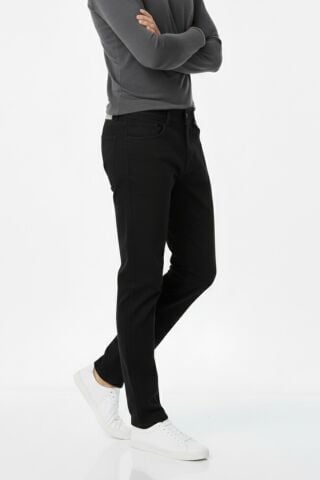 Erkek Siyah Kanvas Likralı Pantolon BGL-ST04890