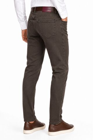 Erkek Regular Fit Jeans Pantolon 320 BGL-ST05452 KAHVE - 38
