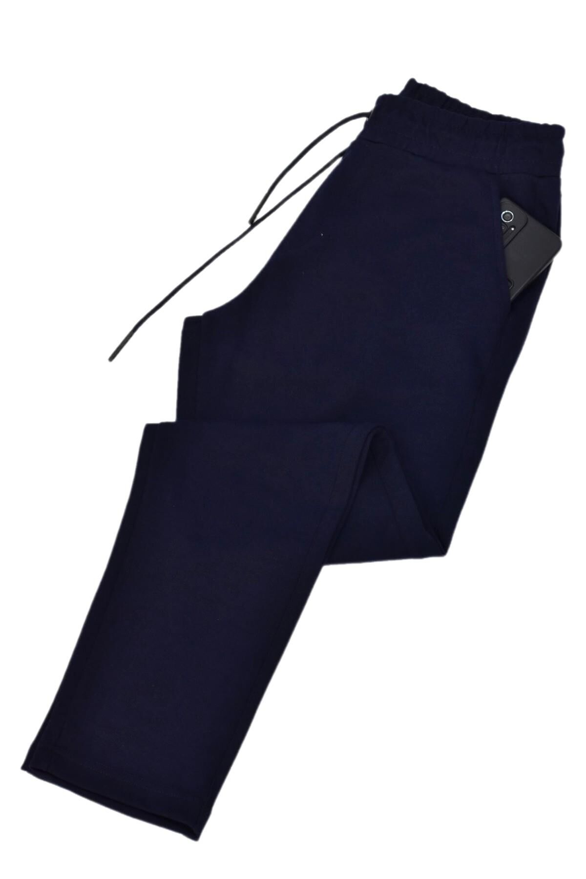 Erkek Jogger Pantolon Bel Tam Lastik AS-426 BGL-ST04516 LACİVERT - XL