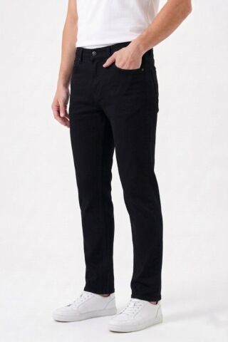 Erkek Klasik Kalıp Jeans Pantolon 1701 BGL-ST05355 SİYAH - 36