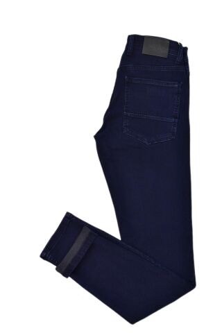 Erkek Lacivert Silim Fit 5 Cepli Jeans Pantolon BGL-ST03820 LACİVERT - 32/32