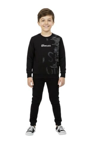 Erkek Çocuk Önü Baskılı Sweatshirt BGL-ST05245