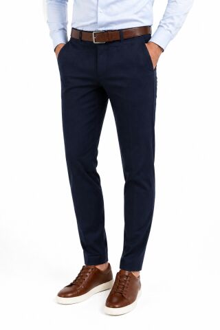 Erkek Kanvas Pantolon Regular Kalıp Yazlık BGL-ST05406 LACİVERT - 52