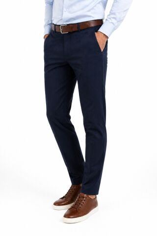 Erkek Kanvas Pantolon Regular Kalıp Yazlık BGL-ST05406 LACİVERT - 54