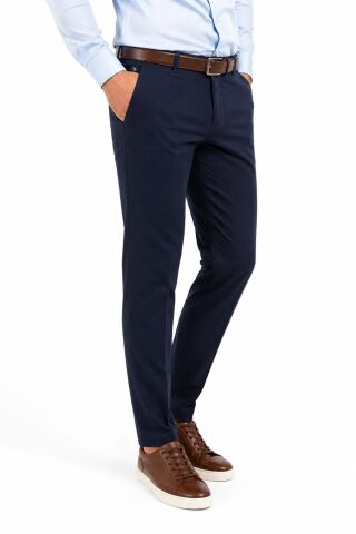 Erkek Kanvas Pantolon Regular Kalıp Yazlık BGL-ST05406 LACİVERT - 54