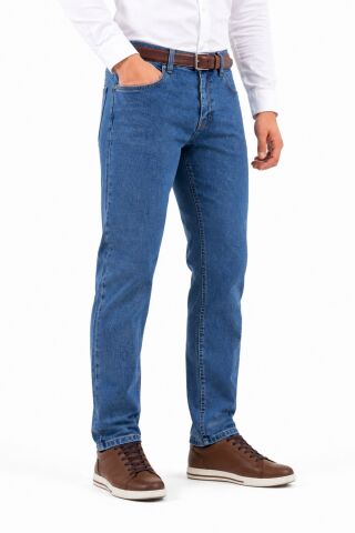 Erkek Regular Fit Jeans Pantolon 320 BGL-ST05452 MAVİ - 37