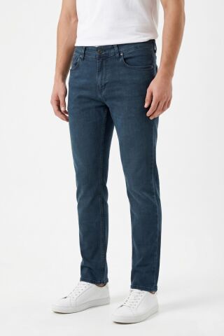 Erkek Regular Fit Jeans Pantolon BGL-ST05356 PETROL - 33/34