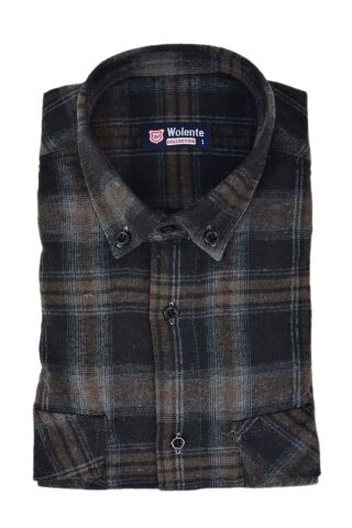 Erkek Pamuklu Kışlık Çift Cepli Kapaklı Gömlek BGL-ST03162